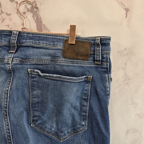 Mavi Jeans Mens 34 X 34 Zach Straight Leg Medium Wash Stretch Denim Blue Stone - Picture 9 of 13